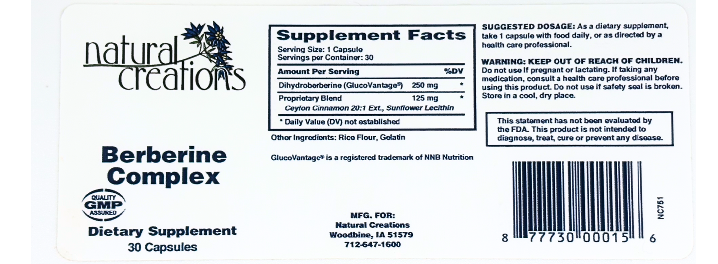Berberine Complex | 30 Count