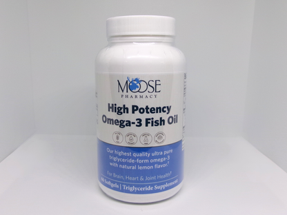 High Potency Omega-3 Fish Oil - 60 count