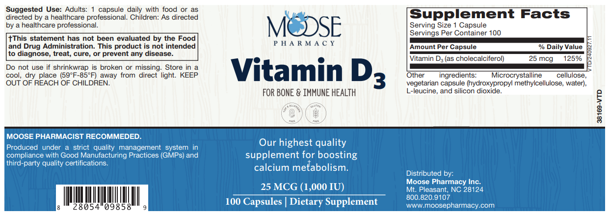 Vitamin D3 | 1000 IU