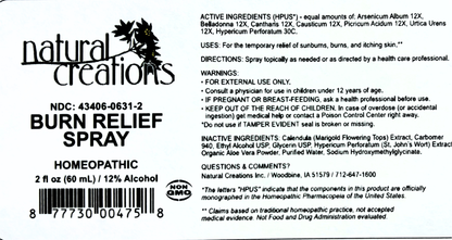 Burn Relief Spray