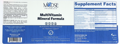 Multivitamin Mineral Formula | 120 Count