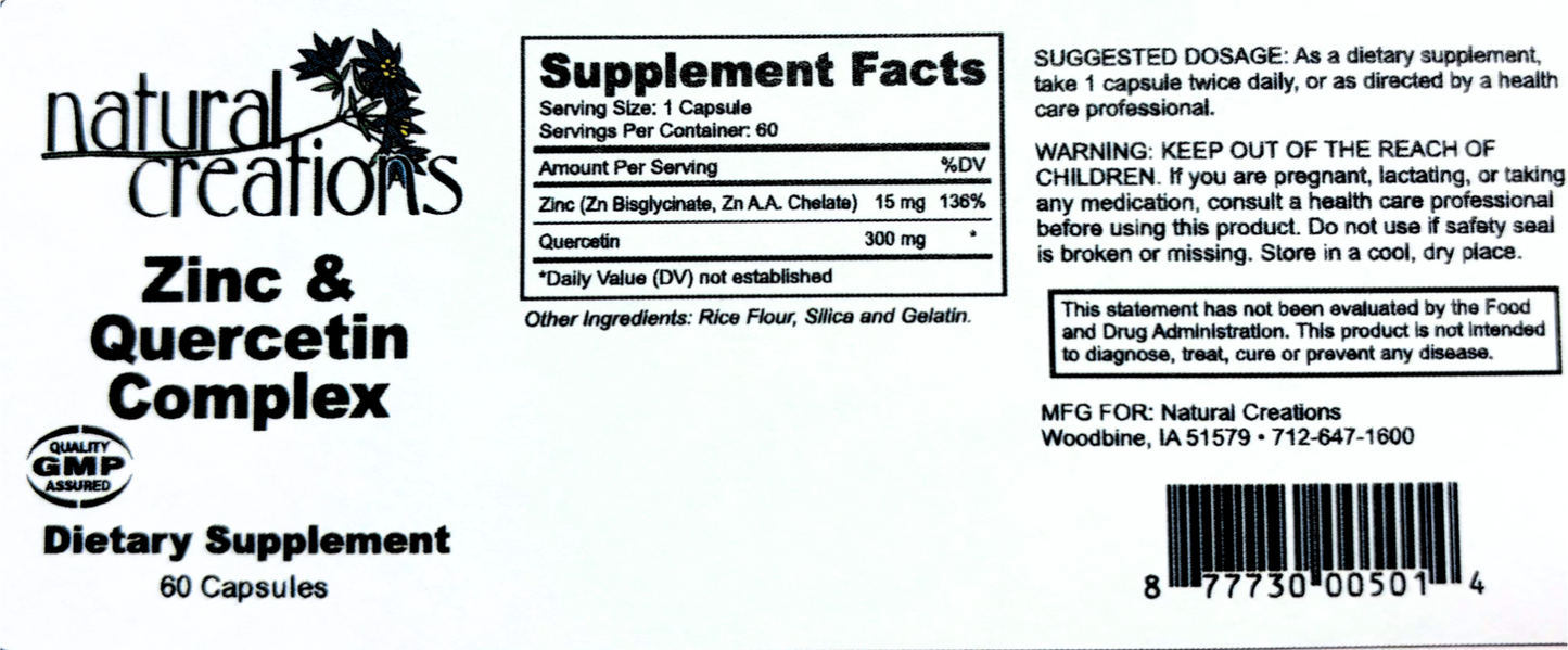 Zinc + Quercetin